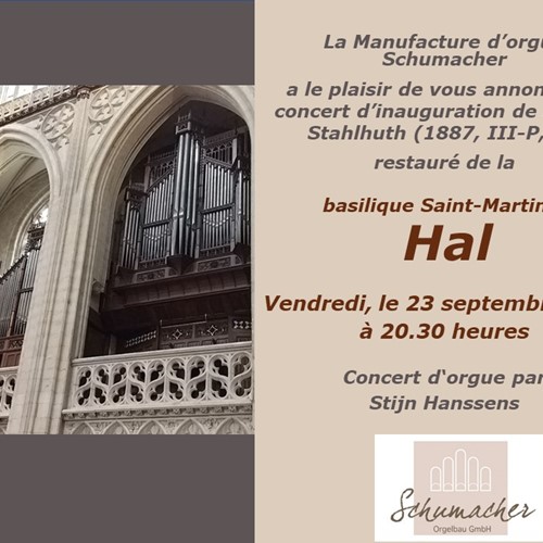 HALLE  EINWEIHUNG - INSPELING - INAUGURATION