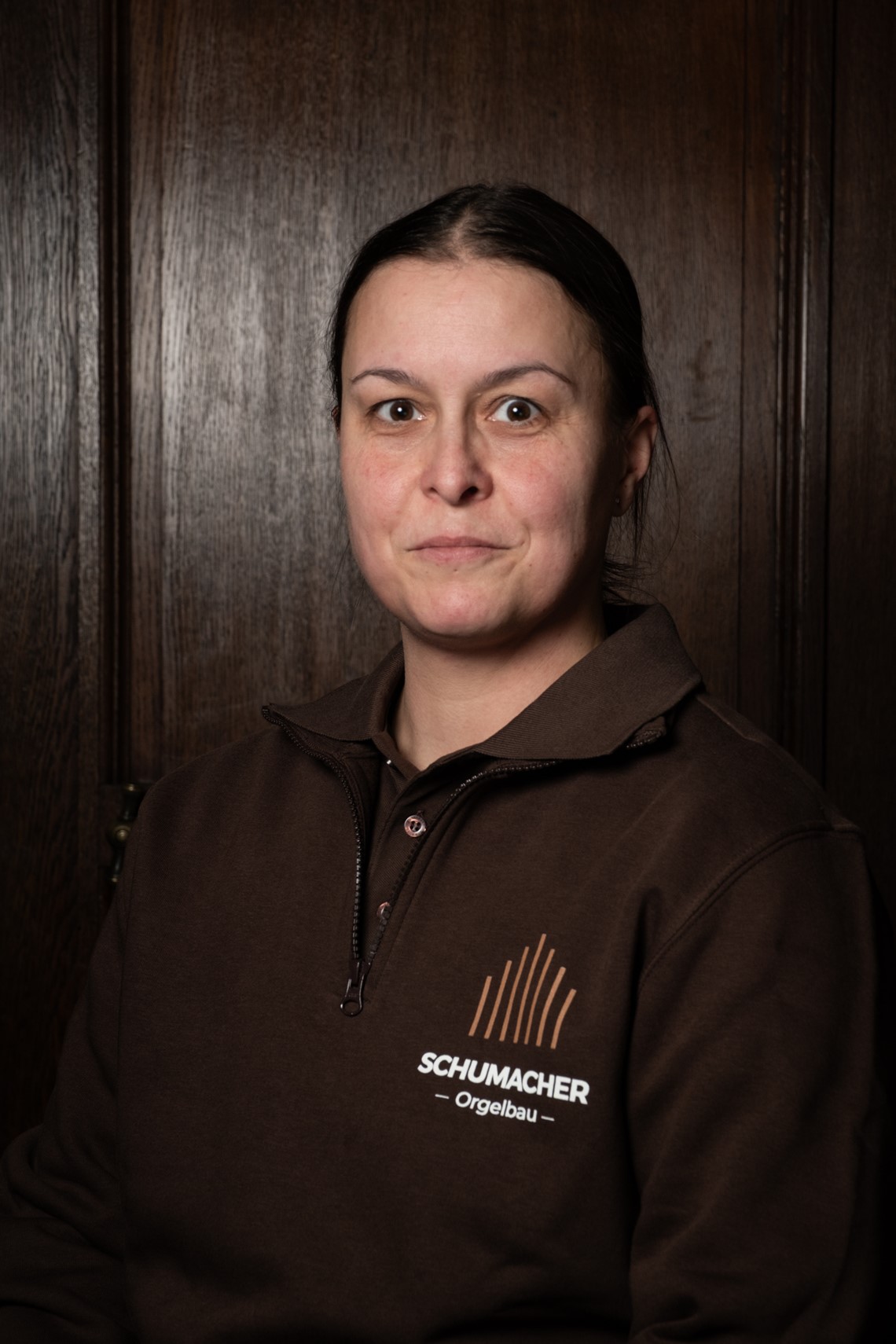 Monique Schirm, apprentie ébéniste