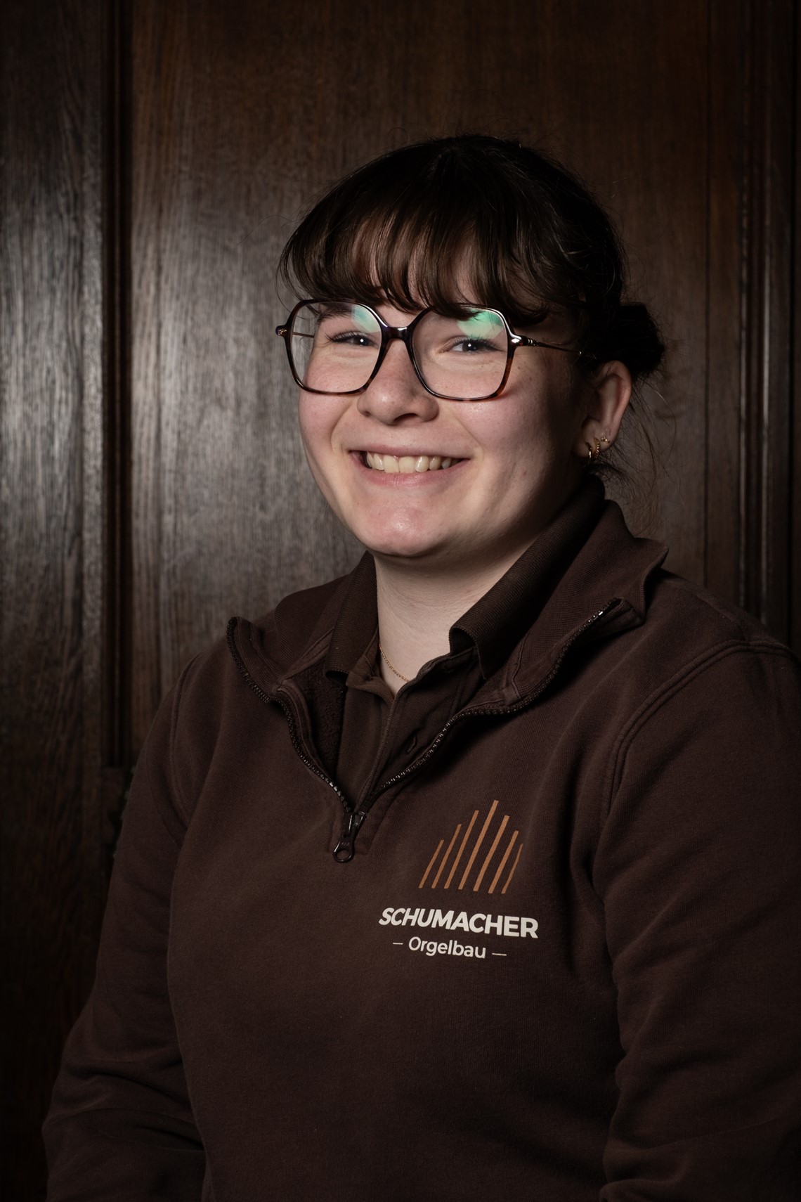 Anna-Sophie Hardt, apprentie ébéniste